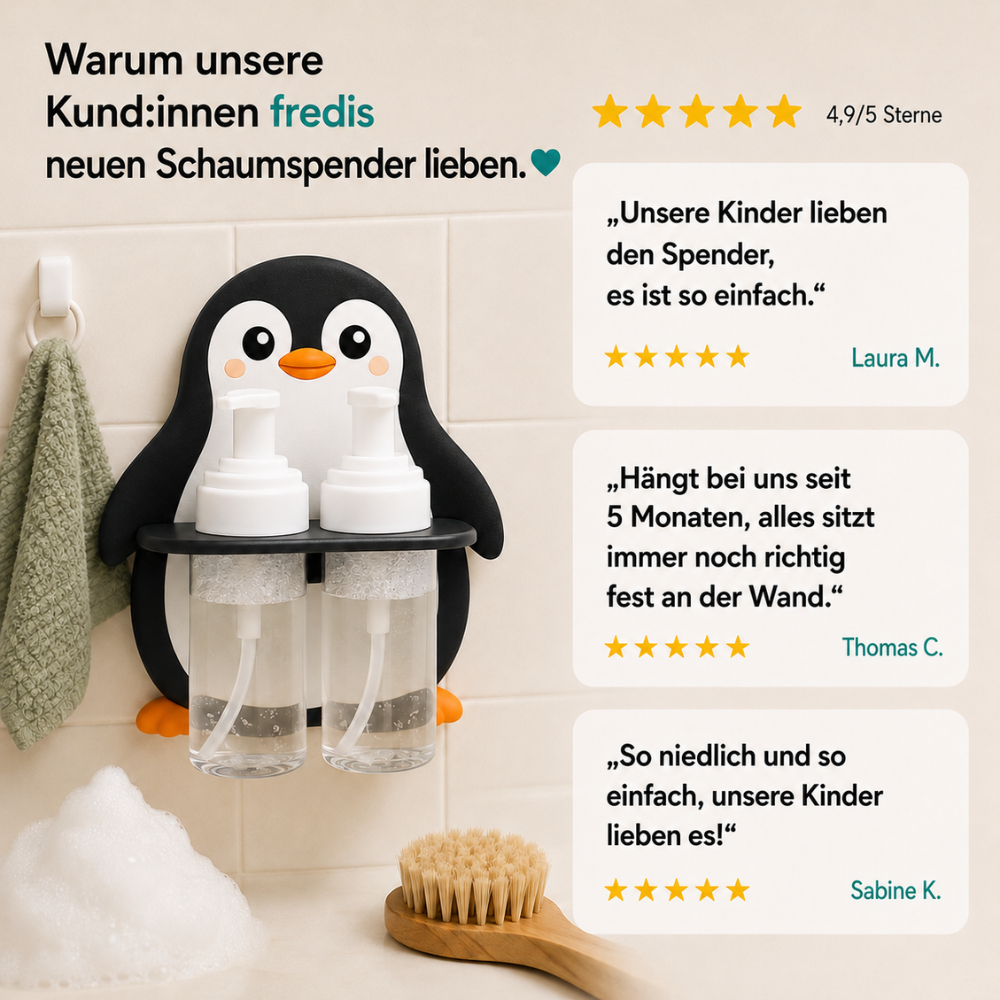 Schaumspender für die Dusche