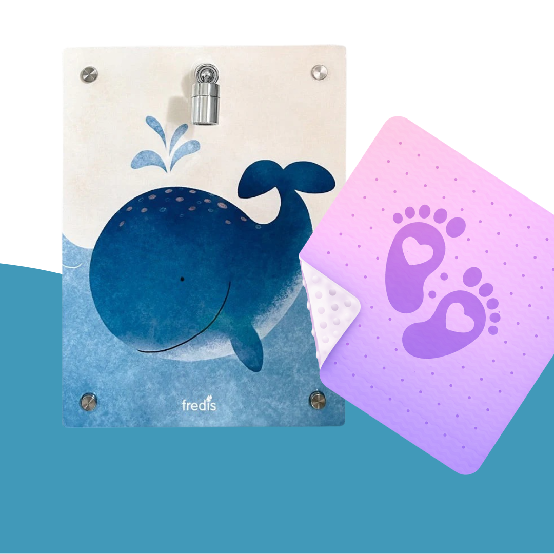 Kinderdusche mit Anti-Rutschmatte