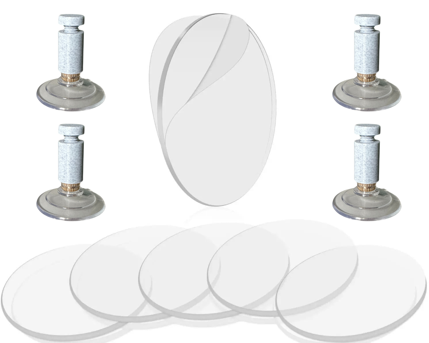 Abstandshalter inkl. Klebepads