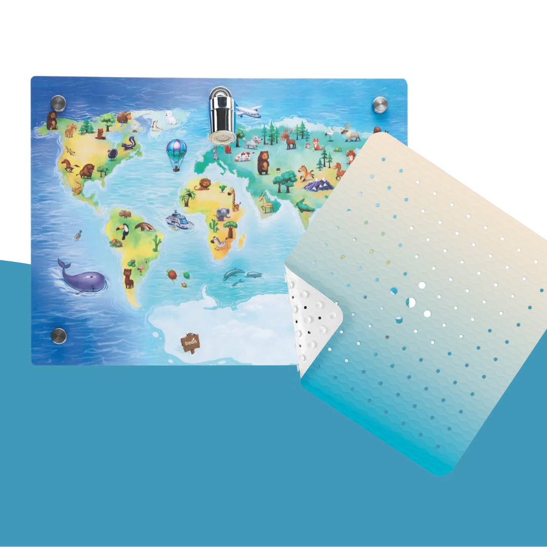 Kinderdusche mit Anti-Rutschmatte