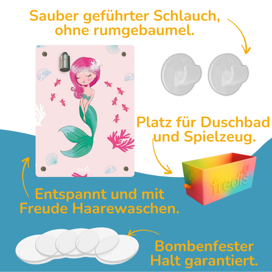 Kinderdusche mit Ordnungs-Set