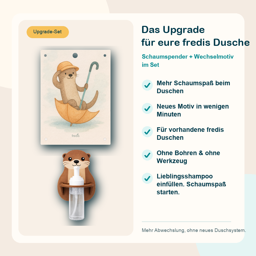 Schaumspender und Wechselmotiv Upgrade Set Vorteile