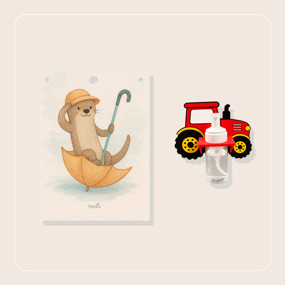 Schaumspender Traktor mit Wechselmotiv fredi