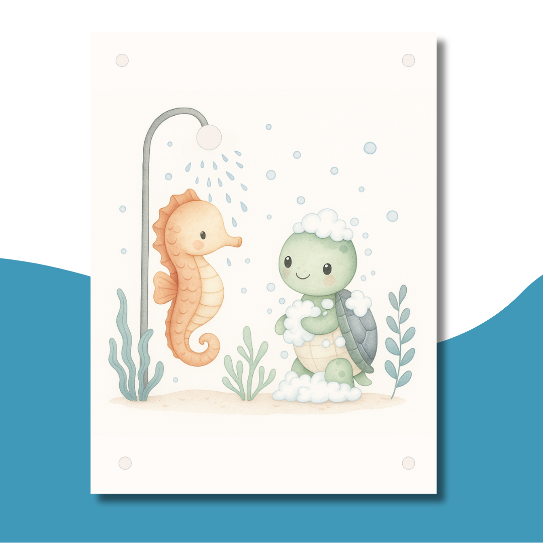 Interchangeable Designs for Kid's Showers