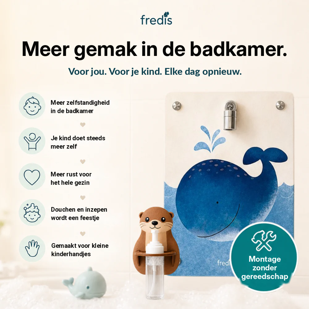 fredis Kinderdouche en schuimdispenser afbeelding 3